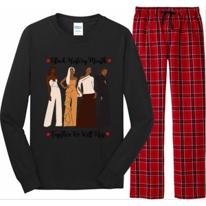 Black History Month African Sassy Unique Stand Unite Gift Long Sleeve Pajama Set