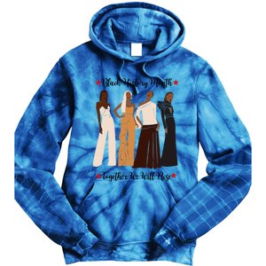 Black History Month African Sassy Unique Stand Unite Gift Tie Dye Hoodie