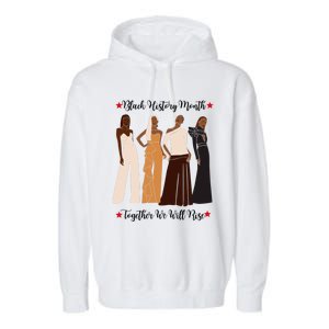 Black History Month African Sassy Unique Stand Unite Gift Garment-Dyed Fleece Hoodie