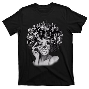 Black History Month I Love My Roots Back Powerful BLM T-Shirt