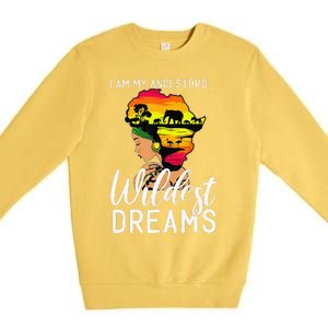 Black History Month African American Celebration Premium Crewneck Sweatshirt