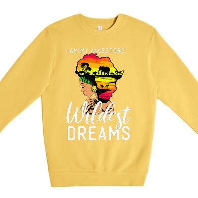 Black History Month African American Celebration Premium Crewneck Sweatshirt