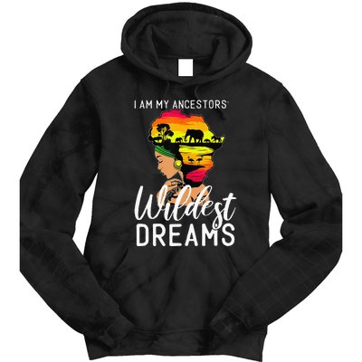 Black History Month African American Celebration Tie Dye Hoodie