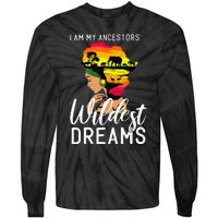 Black History Month African American Celebration Tie-Dye Long Sleeve Shirt