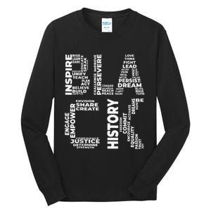 Black History Month Inspiring Leaders African American Proud Tall Long Sleeve T-Shirt