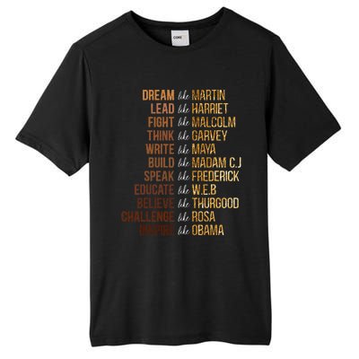 Black History Month Dream Like Martin African Leader Tall Fusion ChromaSoft Performance T-Shirt