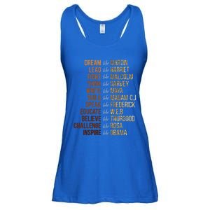 Black History Month Dream Like Martin African Leader Ladies Essential Flowy Tank