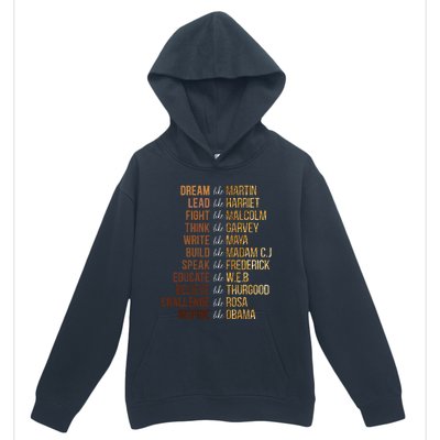 Black History Month Dream Like Martin African Leader Urban Pullover Hoodie