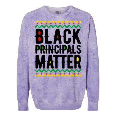 Black History Month Cute Gift My History Is Strong African Cool Gift Colorblast Crewneck Sweatshirt