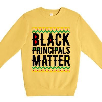 Black History Month Cute Gift My History Is Strong African Cool Gift Premium Crewneck Sweatshirt