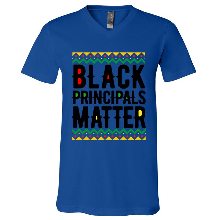 Black History Month Cute Gift My History Is Strong African Cool Gift V-Neck T-Shirt