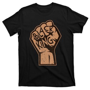 Black History Month Strong Black King Fist Melanin T-Shirt