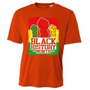 Black History Month Blm Juneteenth Melanin African Freedom Gift Cooling Performance Crew T-Shirt