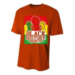 Black History Month Blm Juneteenth Melanin African Freedom Gift Performance Sprint T-Shirt