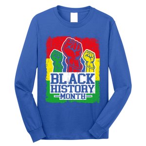 Black History Month Blm Juneteenth Melanin African Freedom Gift Long Sleeve Shirt