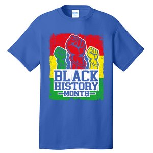 Black History Month Blm Juneteenth Melanin African Freedom Gift Tall T-Shirt