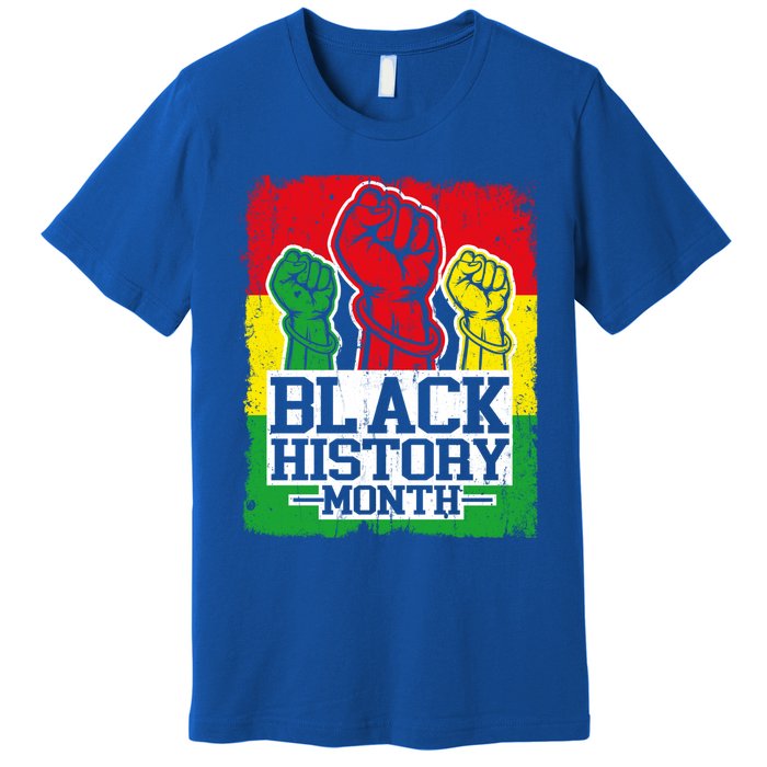 Black History Month Blm Juneteenth Melanin African Freedom Gift Premium T-Shirt