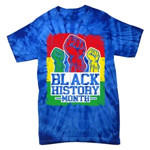 Black History Month Blm Juneteenth Melanin African Freedom Gift Tie-Dye T-Shirt