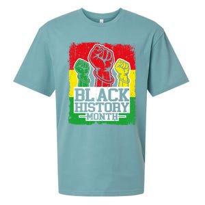 Black History Month Blm Juneteenth Melanin African Freedom Gift Sueded Cloud Jersey T-Shirt