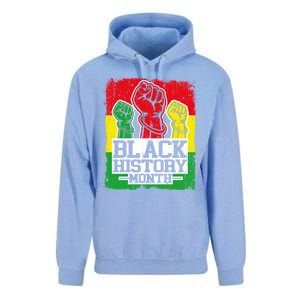 Black History Month Blm Juneteenth Melanin African Freedom Gift Unisex Surf Hoodie