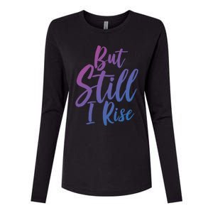 Black History Month But Still I Rise Great Gift Womens Cotton Relaxed Long Sleeve T-Shirt