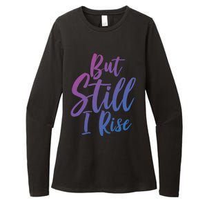 Black History Month But Still I Rise Great Gift Womens CVC Long Sleeve Shirt