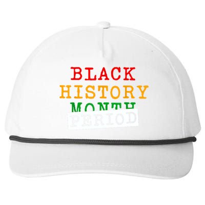 Black History Month Period African Pride Snapback Five-Panel Rope Hat