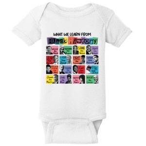 Black History Month Black And Proud Baby Bodysuit