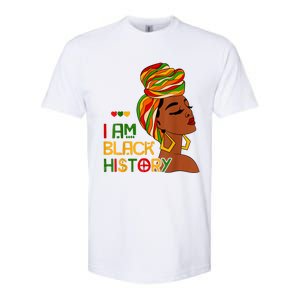 Black History Month Shirts I Am Black History African American Softstyle CVC T-Shirt