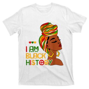 Black History Month Shirts I Am Black History African American T-Shirt