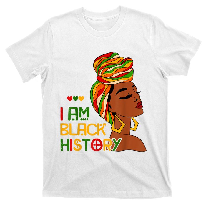 Black History Month Shirts I Am Black History African American T-Shirt