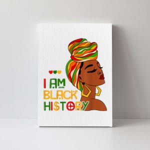 Black History Month Shirts I Am Black History African American Canvas