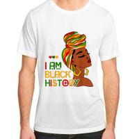 Black History Month Shirts I Am Black History African American Adult ChromaSoft Performance T-Shirt