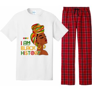 Black History Month Shirts I Am Black History African American Pajama Set