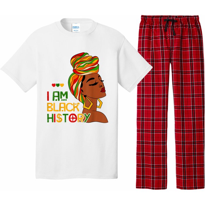 Black History Month Shirts I Am Black History African American Pajama Set