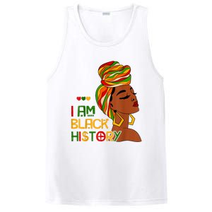 Black History Month Shirts I Am Black History African American PosiCharge Competitor Tank