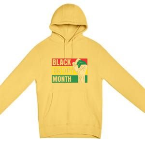 Black History Month Gift African Pride Melanin Freedom Premium Pullover Hoodie