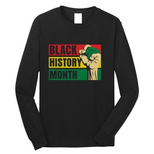 Black History Month Gift African Pride Melanin Freedom Long Sleeve Shirt