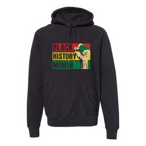 Black History Month Gift African Pride Melanin Freedom Premium Hoodie