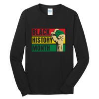 Black History Month Gift African Pride Melanin Freedom Tall Long Sleeve T-Shirt