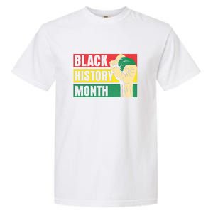 Black History Month Gift African Pride Melanin Freedom Garment-Dyed Heavyweight T-Shirt