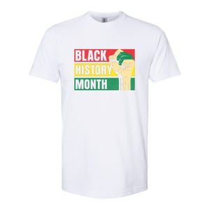 Black History Month Gift African Pride Melanin Freedom Softstyle CVC T-Shirt