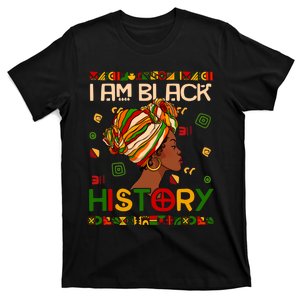 Black History Month Shirts I Am Black History African American T-Shirt