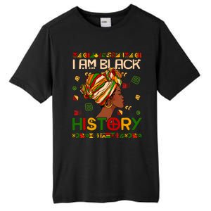 Black History Month Shirts I Am Black History African American Tall Fusion ChromaSoft Performance T-Shirt