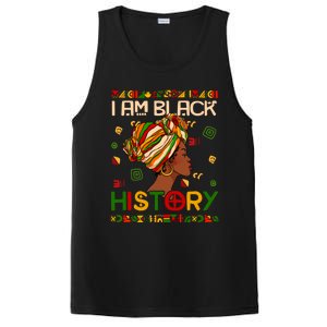 Black History Month Shirts I Am Black History African American PosiCharge Competitor Tank