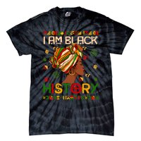 Black History Month Shirts I Am Black History African American Tie-Dye T-Shirt