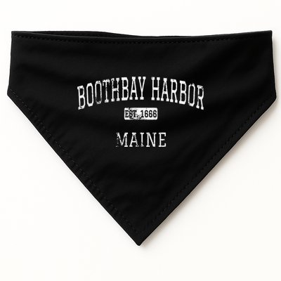 Boothbay Harbor Maine Me Vintage USA-Made Doggie Bandana