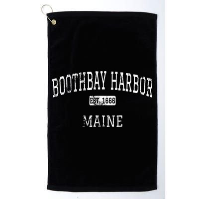 Boothbay Harbor Maine Me Vintage Golf Towel