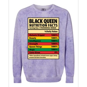 Black History Month Design African American Gift Colorblast Crewneck Sweatshirt