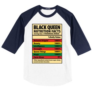 Black History Month Design African American Gift Baseball Sleeve Shirt